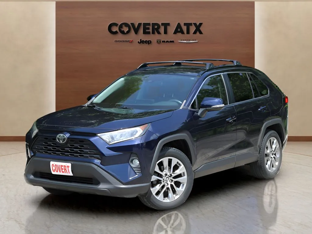 Blue 2019 Toyota RAV4 XLE Premium for sale in Austin, TX