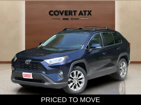Blue 2019 Toyota RAV4 XLE Premium for sale in Austin, TX