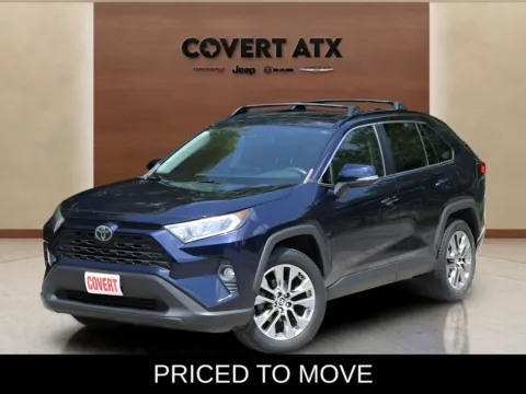 Blue 2019 Toyota RAV4 XLE Premium for sale in Austin, TX