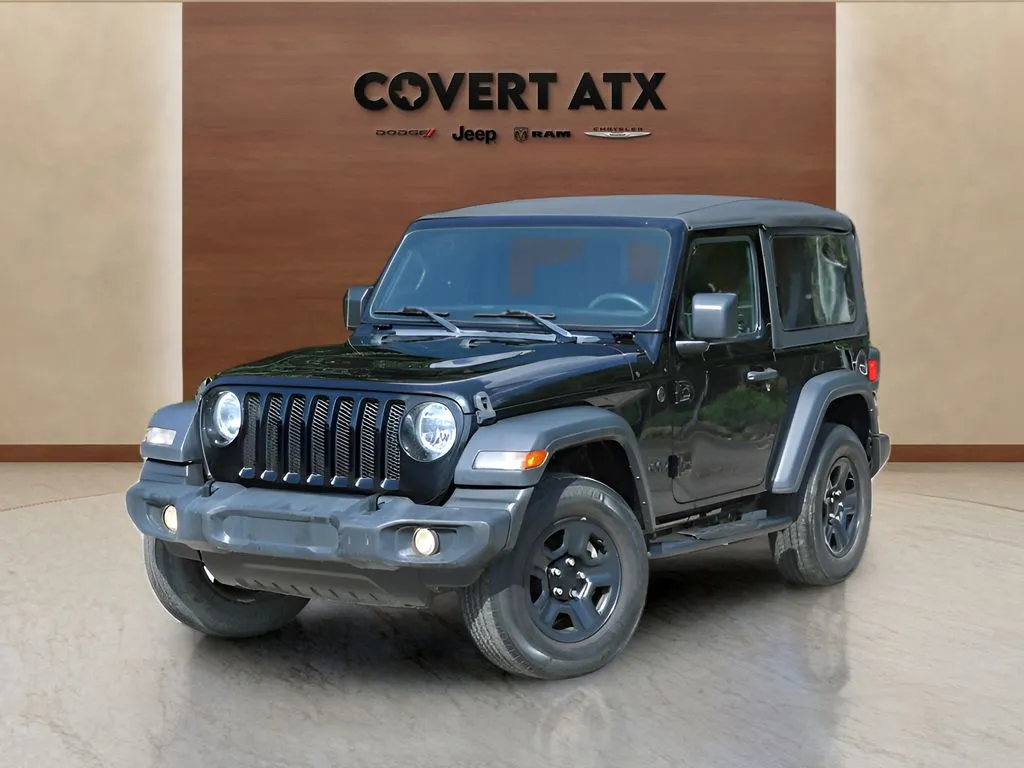 Black 2023 Jeep Wrangler Sport for sale in Austin, TX