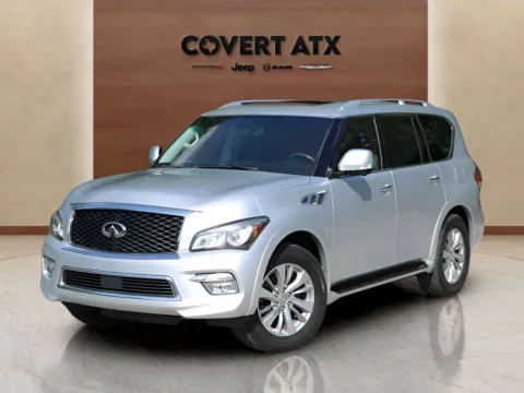 Silver 2017 INFINITI QX80 for sale in Austin, TX