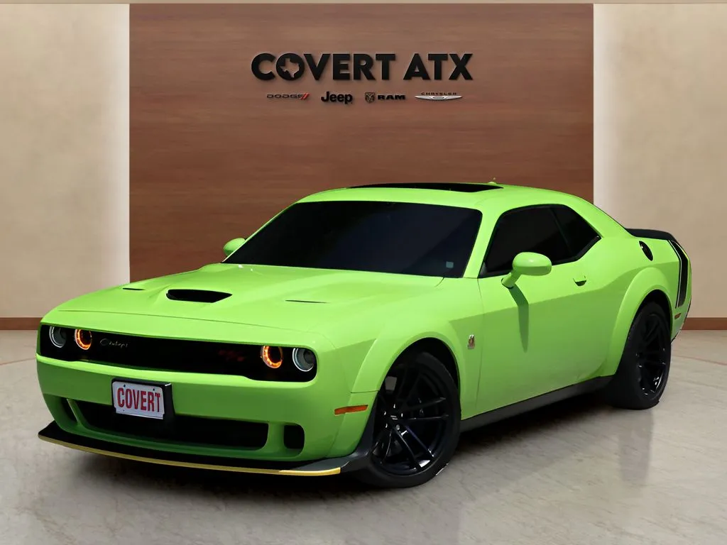 Green 2023 Dodge Challenger R/T Scat Pack Widebody for sale in Austin, TX