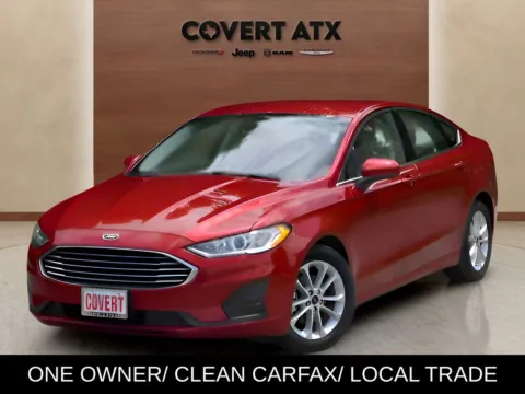 Red 2020 Ford Fusion SE for sale in Austin, TX