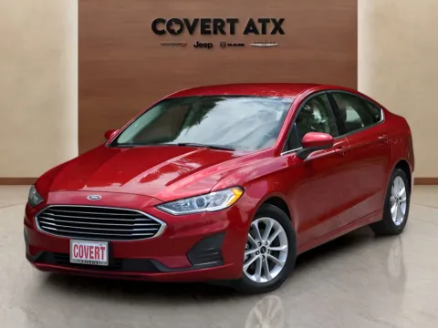 Red 2020 Ford Fusion SE for sale in Austin, TX
