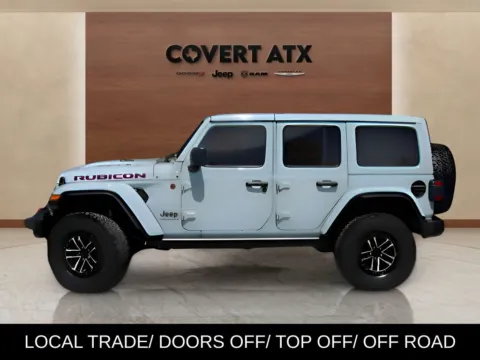 Photos of 2024 Jeep Wrangler Rubicon X for sale in Austin, TX at Covert Chrysler Dodge Jeep Ram