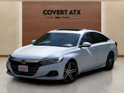 White 2021 Honda Accord Touring 2.0T for sale in Austin, TX