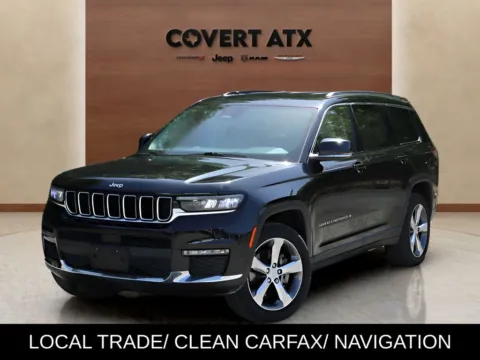 Black 2021 Jeep Grand Cherokee L Limited for sale in Austin, TX