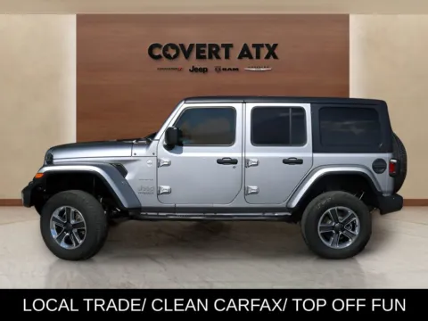 Photos of 2019 Jeep Wrangler Unlimited Sahara for sale in Austin, TX at Covert Chrysler Dodge Jeep Ram