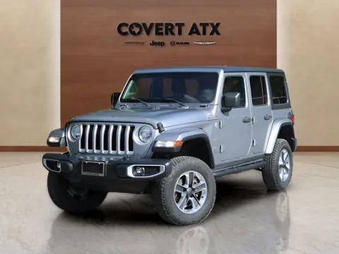Silver 2019 Jeep Wrangler Unlimited Sahara for sale in Austin, TX
