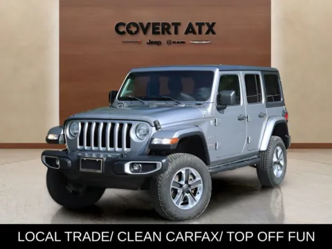 Silver 2019 Jeep Wrangler Unlimited Sahara for sale in Austin, TX