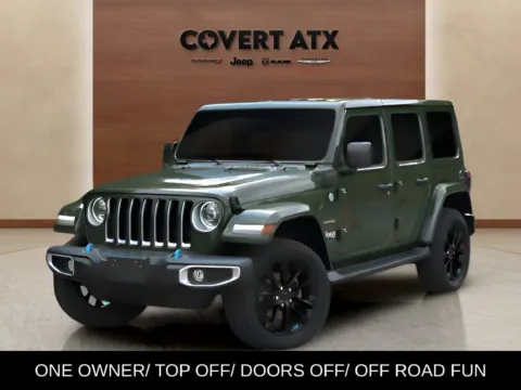 Green 2023 Jeep Wrangler Sahara 4xe for sale in Austin, TX