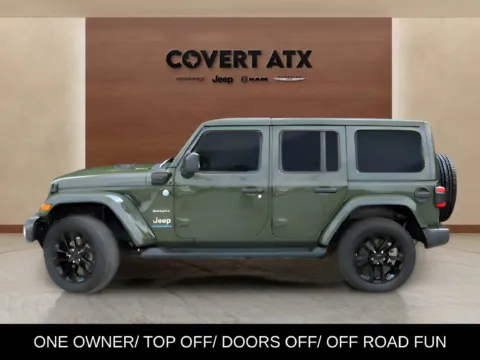 Photos of 2023 Jeep Wrangler Sahara 4xe for sale in Austin, TX at Covert Chrysler Dodge Jeep Ram