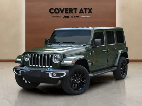Green 2023 Jeep Wrangler Sahara 4xe for sale in Austin, TX