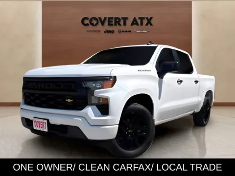 White 2026 Chevrolet Silverado 1500 Custom for sale in Austin, TX