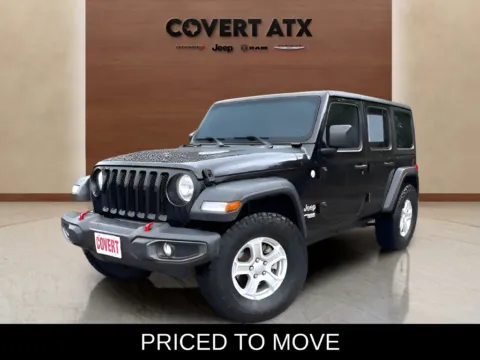 Black 2020 Jeep Wrangler Unlimited Sport S for sale in Austin, TX