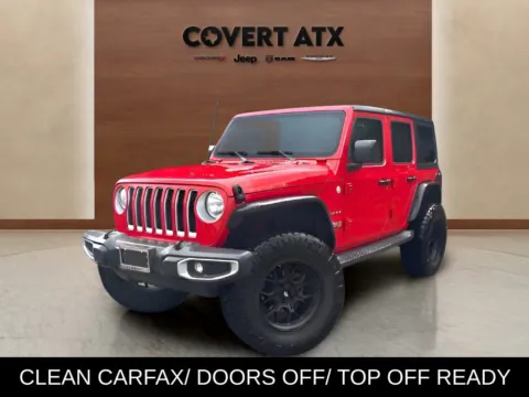 Red 2019 Jeep Wrangler Unlimited Sahara for sale in Austin, TX