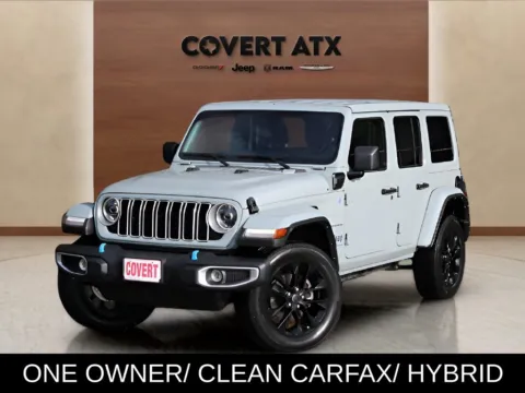 Blue 2024 Jeep Wrangler Sahara 4xe for sale in Austin, TX