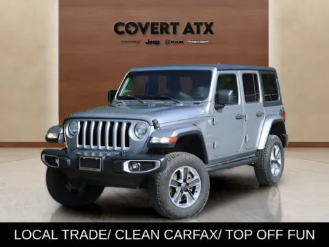 Silver 2019 Jeep Wrangler Unlimited Sahara for sale in Austin, TX