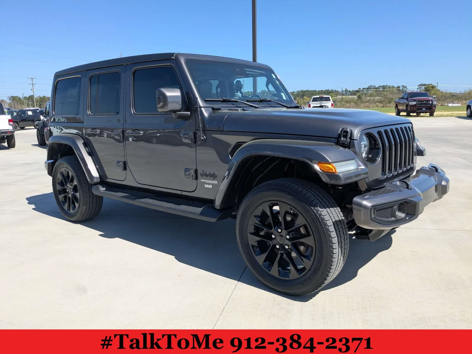 Gray 2021 Jeep Wrangler Unlimited Sahara High Altitude for sale in Douglas, GA