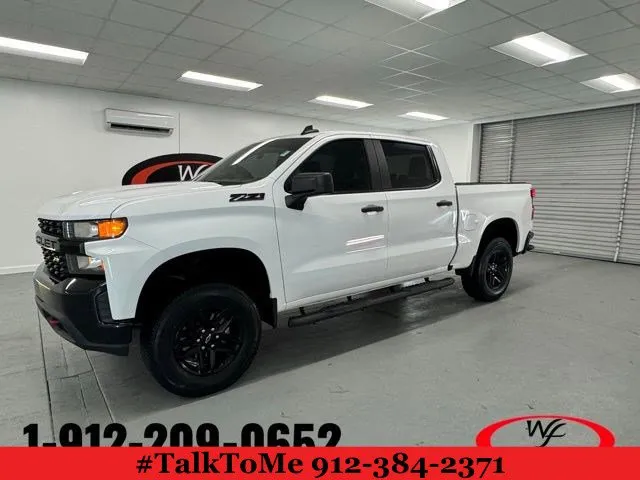 White 2021 Chevrolet Silverado 1500 Custom Trail Boss for sale in Douglas, GA