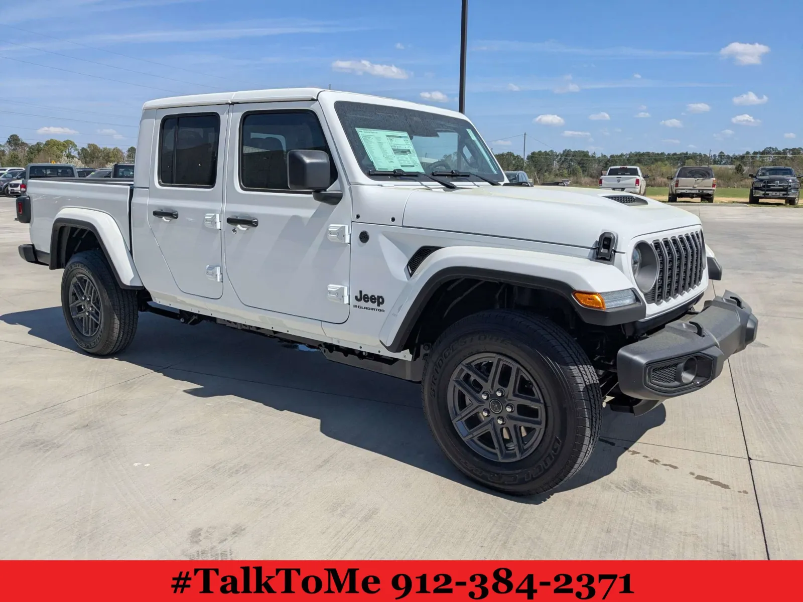 White 2026 Jeep Gladiator Sport S for sale in Douglas, GA