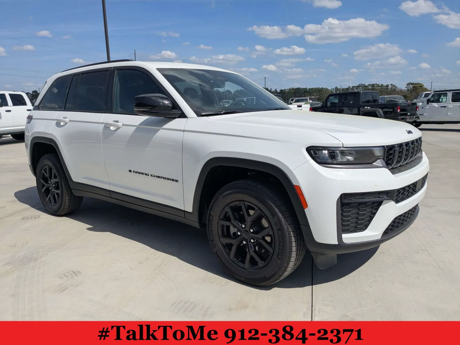 White 2026 Jeep Grand Cherokee Laredo Altitude for sale in Douglas, GA