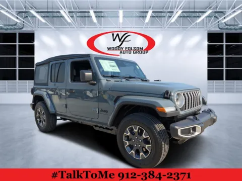 Blue 2026 Jeep Wrangler Sahara for sale in Douglas, GA