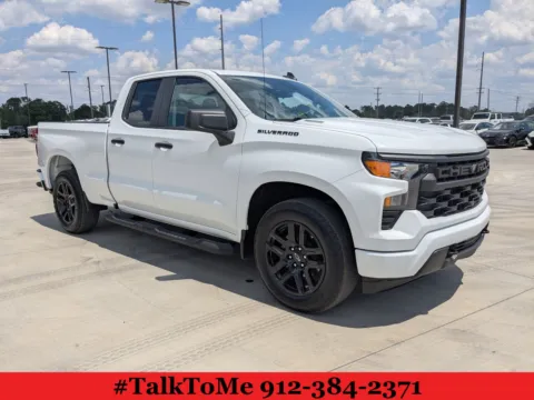 White 2024 Chevrolet Silverado 1500 Custom for sale in Douglas, GA