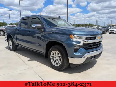 Blue 2024 Chevrolet Silverado 1500 LT for sale in Douglas, GA