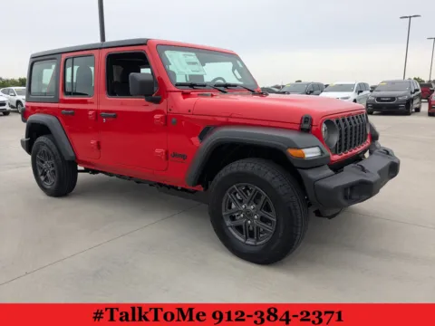 Red 2026 Jeep Wrangler Sport for sale in Douglas, GA