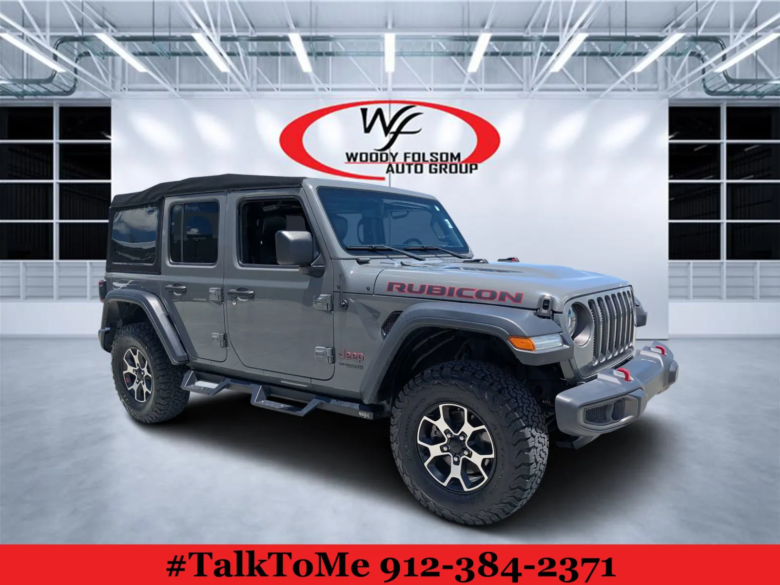 Gray 2020 Jeep Wrangler Unlimited Rubicon for sale in Douglas, GA