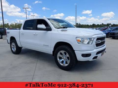 White 2022 Ram 1500 Big Horn for sale in Douglas, GA