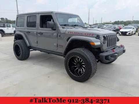 Gray 2022 Jeep Wrangler Unlimited Rubicon for sale in Douglas, GA
