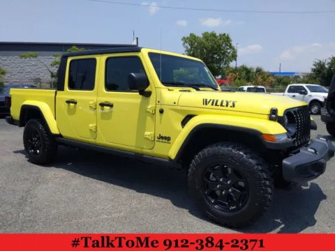 Yellow 2023 Jeep Gladiator Willys for sale in Douglas, GA