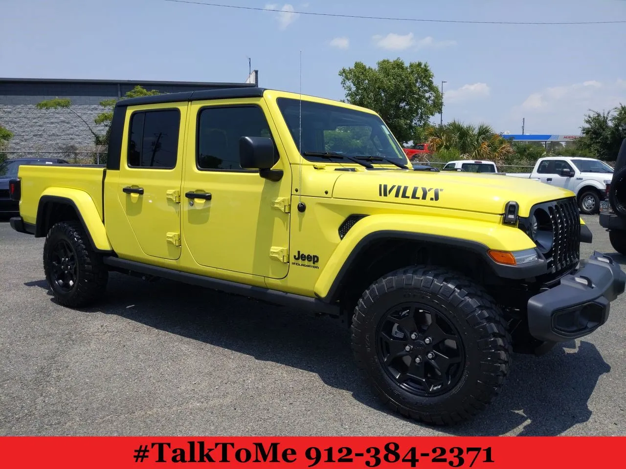 Yellow 2023 Jeep Gladiator Willys for sale in Douglas, GA