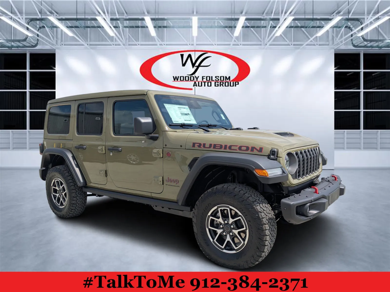 Green 2026 Jeep Wrangler Rubicon for sale in Douglas, GA