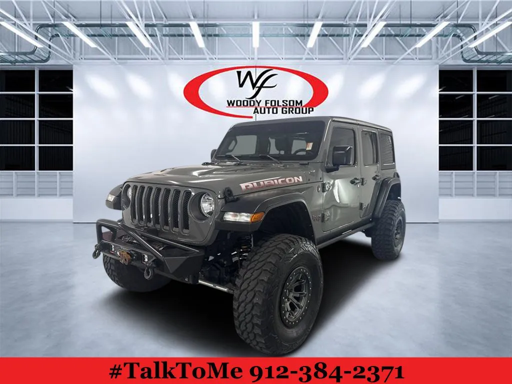 Gray 2022 Jeep Wrangler Unlimited Rubicon for sale in Douglas, GA