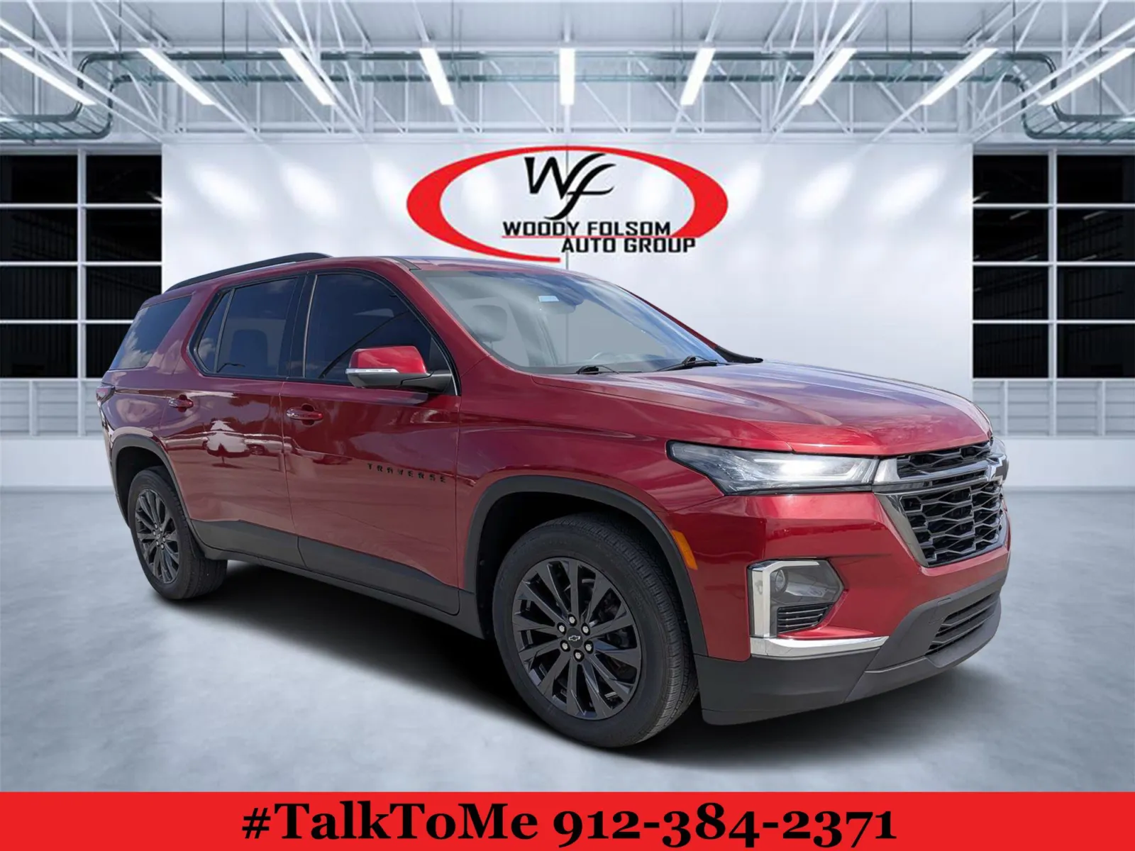 Red 2023 Chevrolet Traverse RS for sale in Douglas, GA