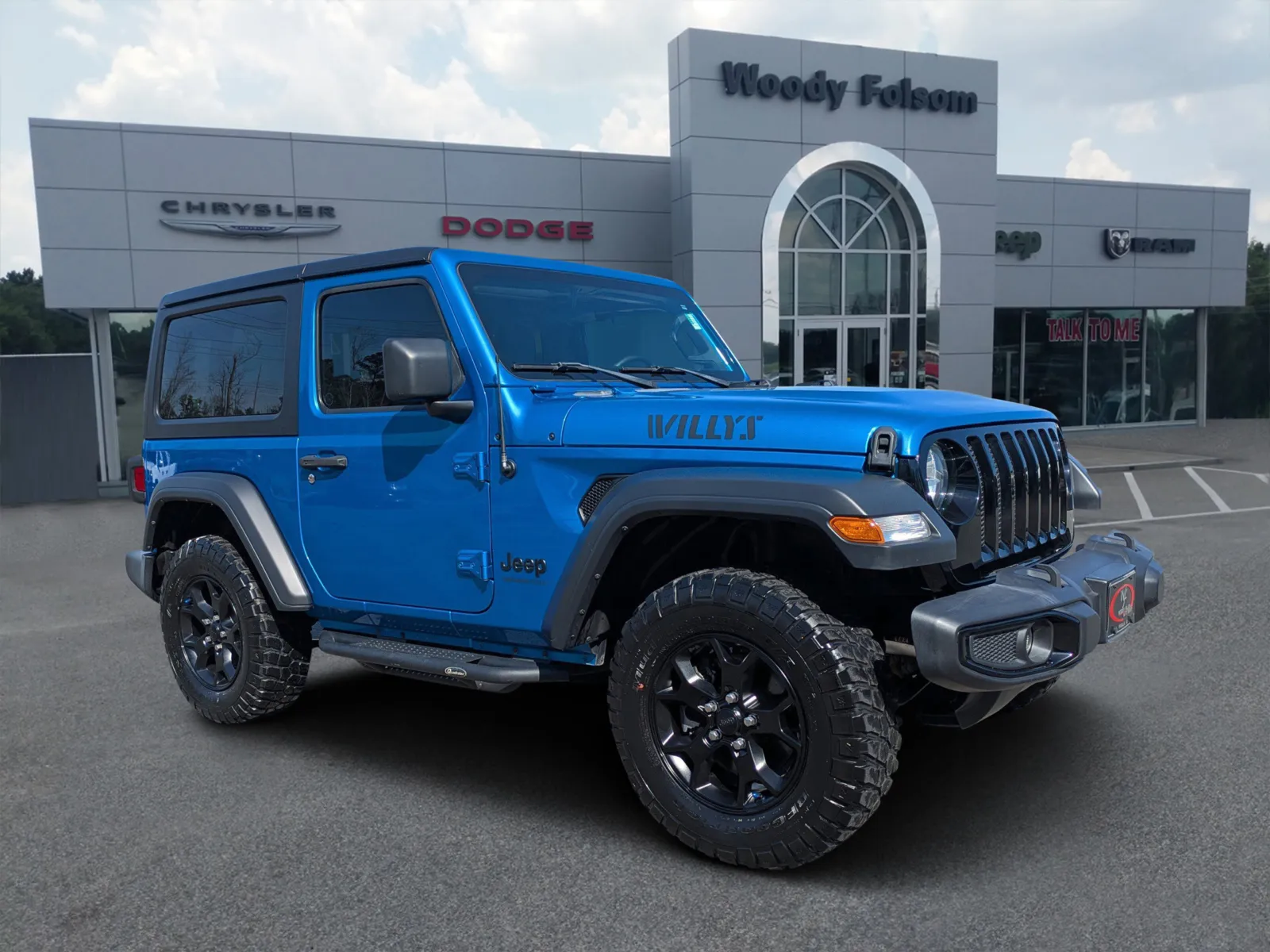 Blue 2022 Jeep Wrangler Willys Sport for sale in Vidalia, GA