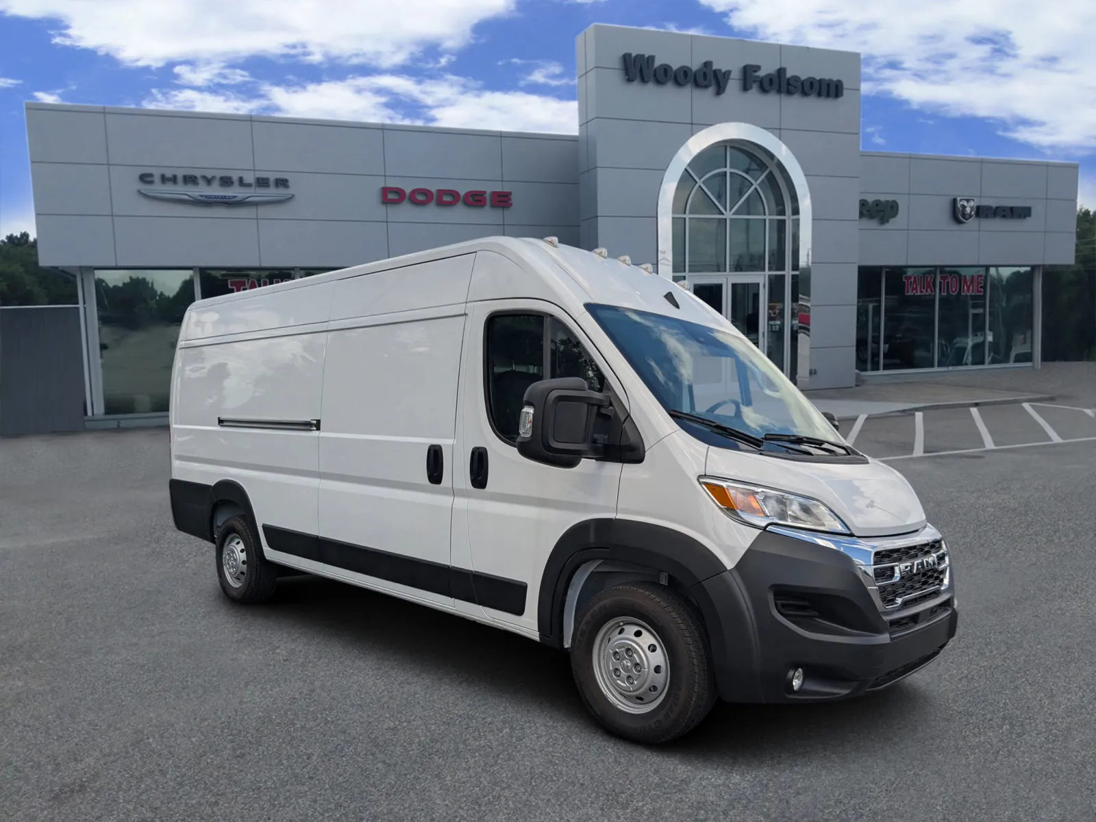White 2023 Ram ProMaster Cargo Van High Roof for sale in Vidalia, GA