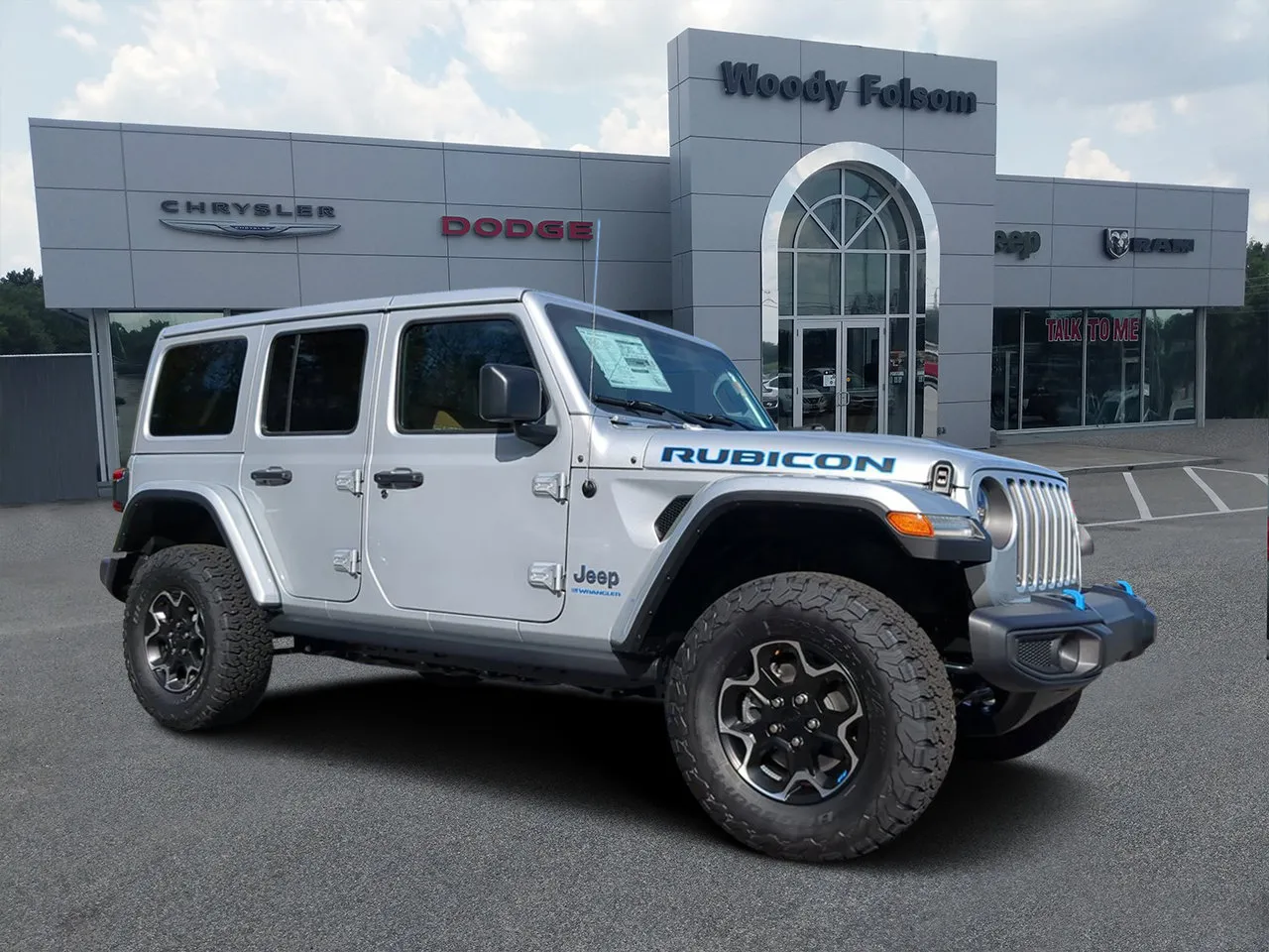 Silver 2023 Jeep Wrangler 4xe Rubicon for sale in Vidalia, GA