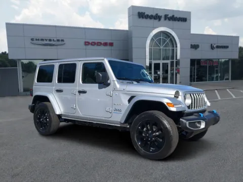 Silver 2024 Jeep Wrangler 4xe Sahara for sale in Vidalia, GA