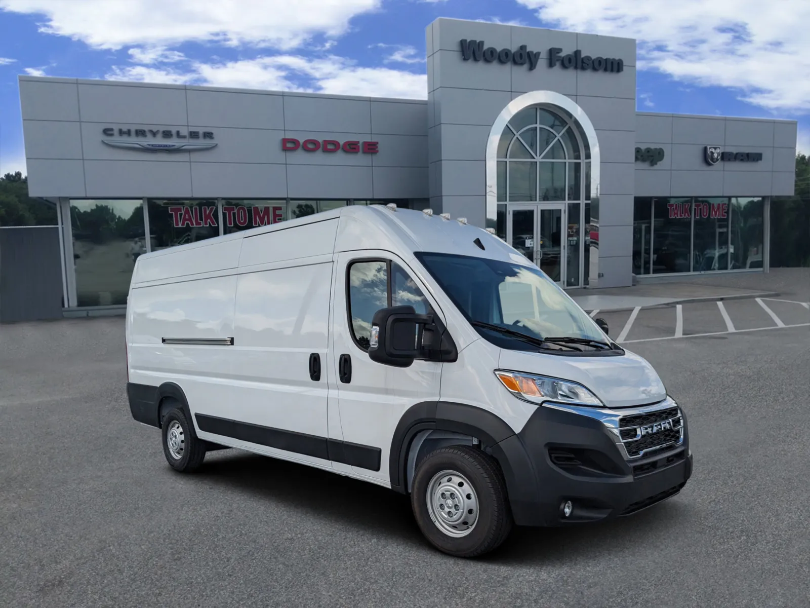 White 2023 Ram ProMaster Cargo Van High Roof for sale in Vidalia, GA