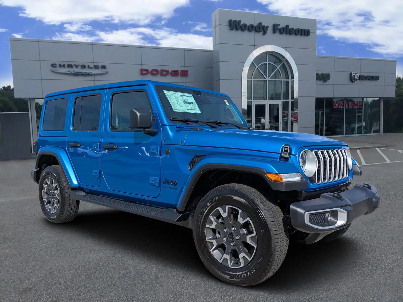 Blue 2026 Jeep Wrangler Sahara for sale in Vidalia, GA