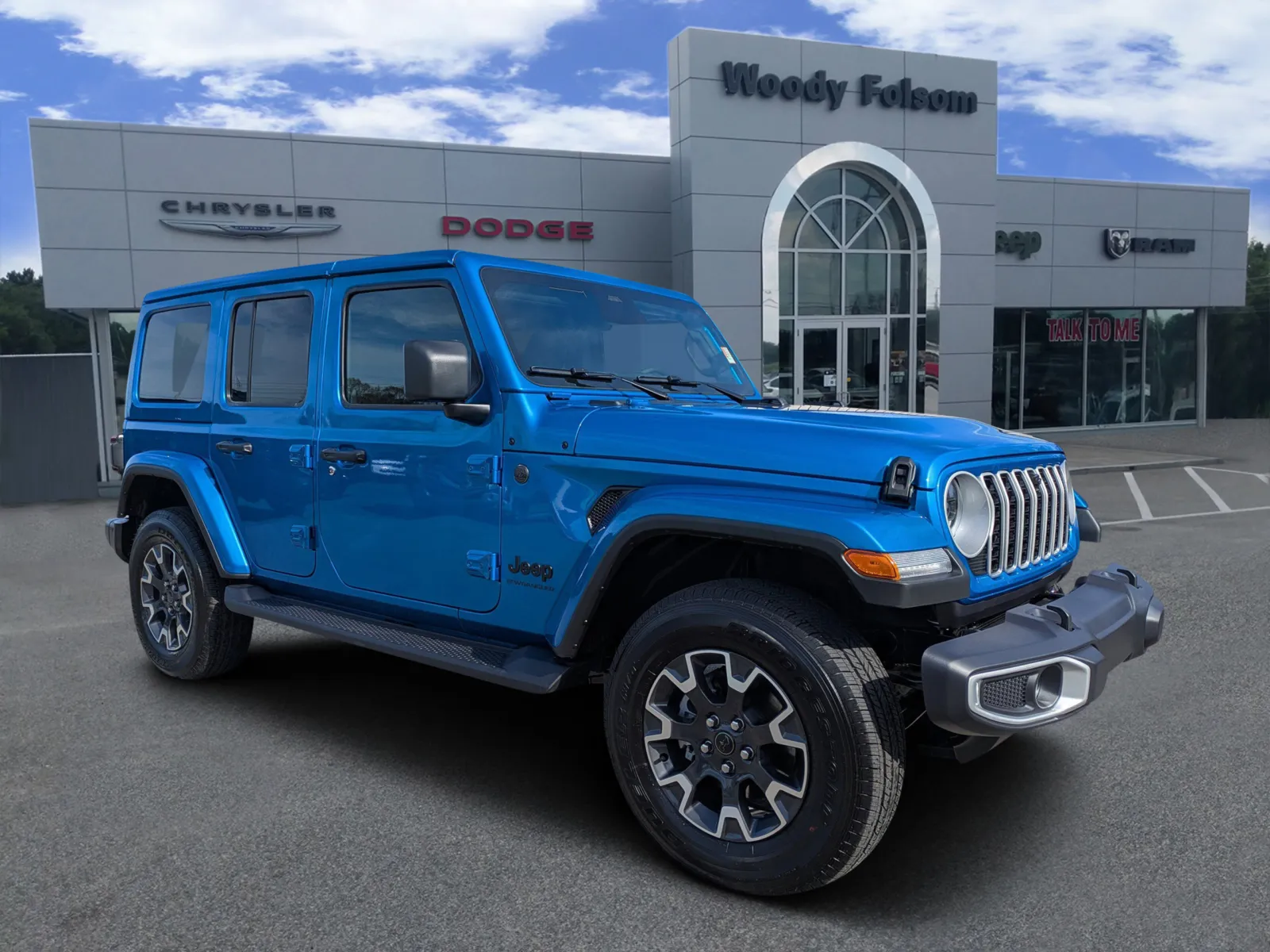 Blue 2026 Jeep Wrangler Sahara for sale in Vidalia, GA