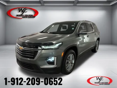 Silver 2023 Chevrolet Traverse LT Cloth for sale in Baxley, GA