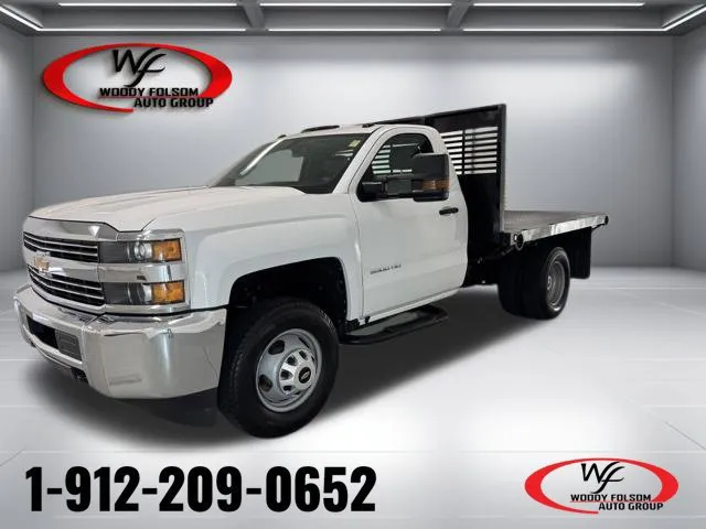 White 2017 Chevrolet Silverado 3500 HD Work Truck for sale in Baxley, GA