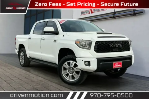 White 2015 Toyota Tundra CrewMax 1794 Edition Pickup 4D 5 1/2 ft for sale in Greeley, CO