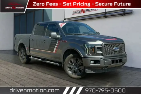 Gray 2018 Ford F-150 SuperCrew Cab Lariat Pickup 4D 5 1/2 ft for sale in Greeley, CO