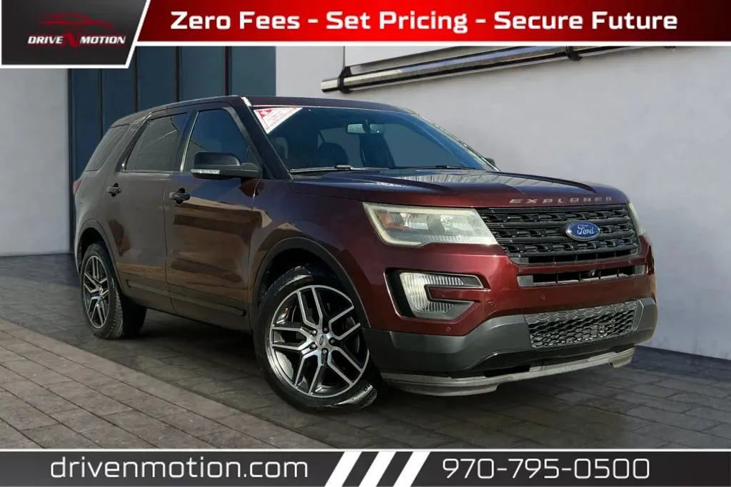 Red 2016 Ford Explorer Sport SUV 4D for sale in Greeley, CO